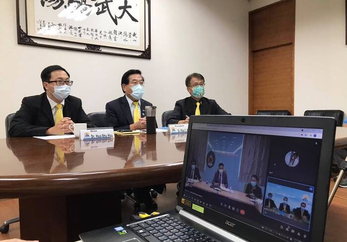 臺泰姊妹校視訊聯繫系列會議，維持防疫國際合作零時差圖片