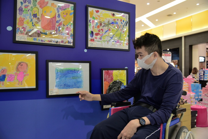 國立屏東大學攜手環球購物中心，展現心智障礙者的創作美學圖片